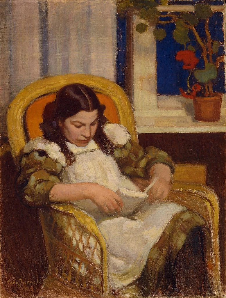 Eero Järnefelt - Ragazza che legge, Finnish National Gallery, Helsinki